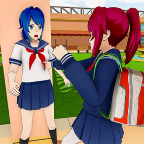 Anime School Girl Bad vie