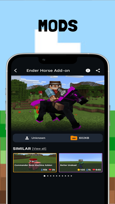 MODBOX – mods for Minecraft poster