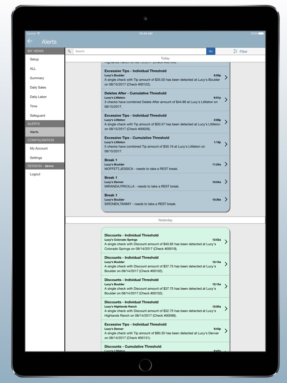 POSitouch Cloud 포스터
