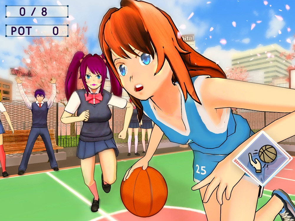 Anime School Summer Sports Day poster
