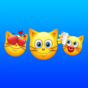 Chat Emoji - Mignon Kitty émoticône autocollants