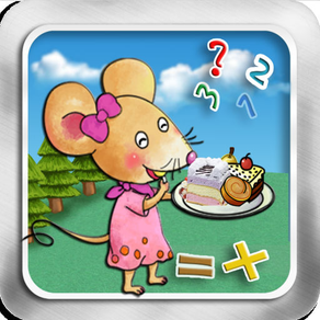 Cake and Fruit:Delicious Number-Kimi's Picnic:Primar Math Free