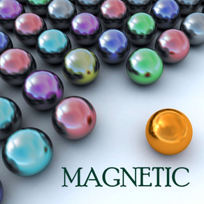 Magnetic balls puzzle game