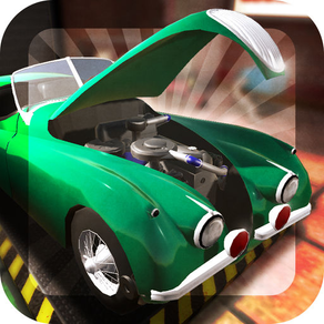 Retro Car Mechanic: Workshop