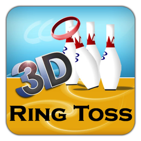 Ring Toss 3D - Top Touch Strategy Flick Arcade Family Fun Simulation Game