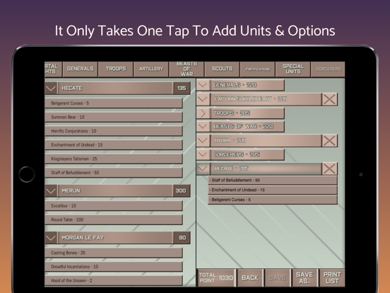 Codex Commander - Army Builder pour iOS (iPhone/iPad) - Téléchargement ...