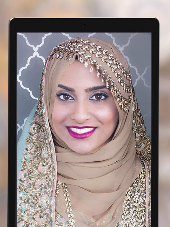 Wedding Hijab Photo Montage - Free Face Decorator poster