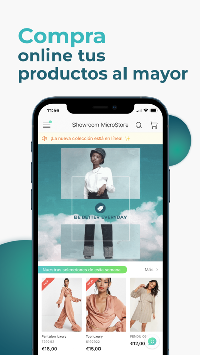 MicroStore-Mayoristas de moda الملصق