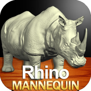 Rhinoceros Mannequin