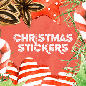 Christmas Watercolor Stickers