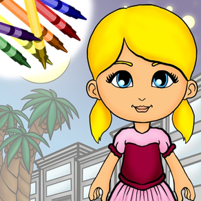 Paper Doll Coloring Book!
