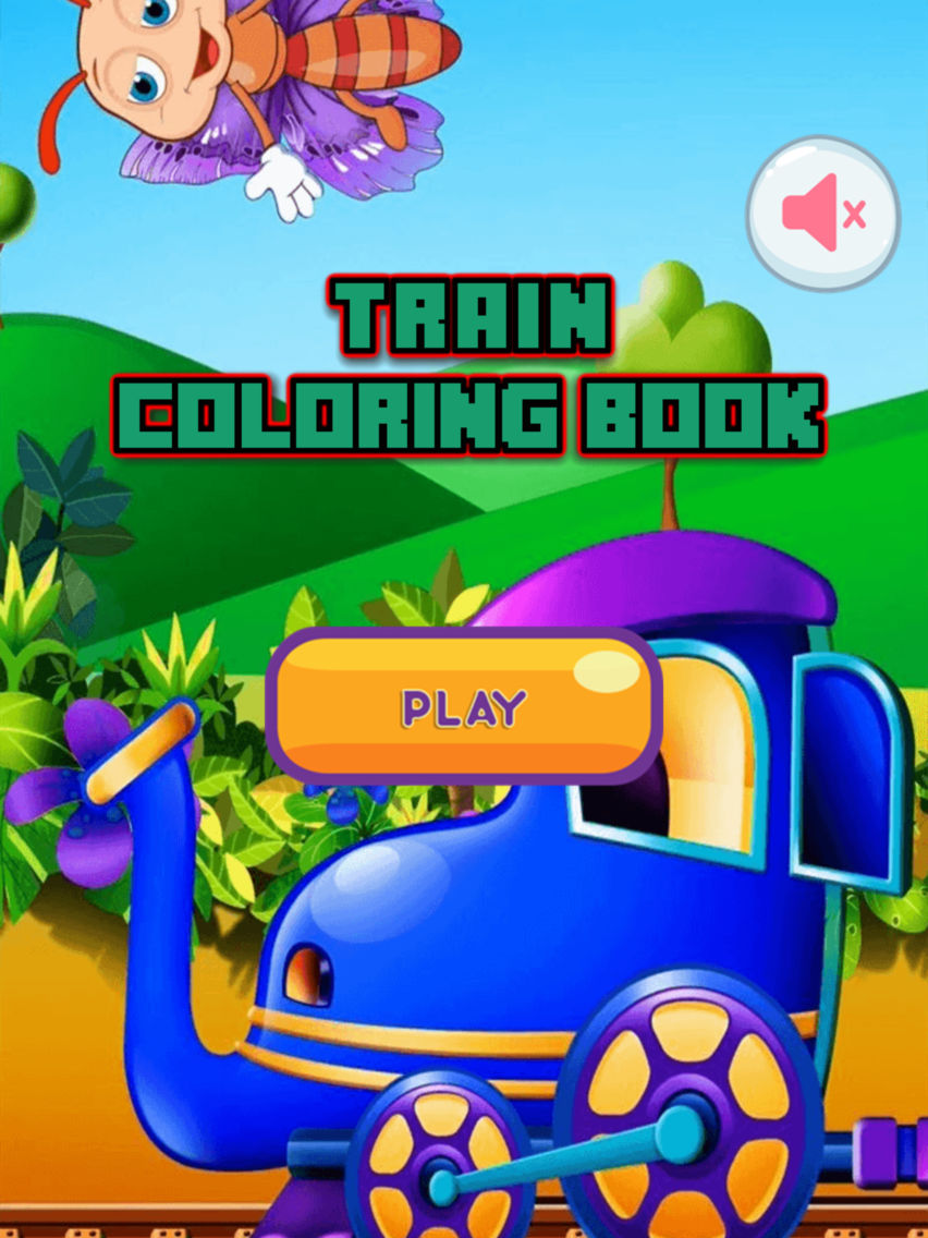 Trains Coloring Pages - Subway Train Games For Kid poster