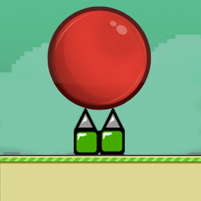 Red Ball Smash hit Bouncing Flappy Edition