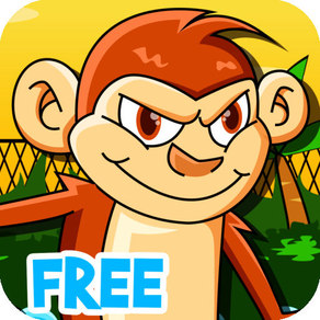 Smily Monkeys on the Run Free : Animal Jungle Running game