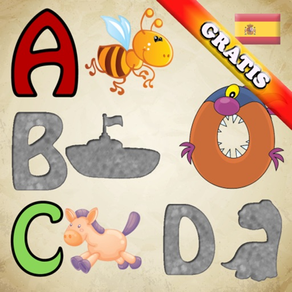 幼児や子供のためのスペイン語のアルファベットのパズル