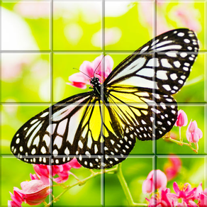 Tile Puzzle Butterflies