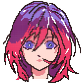 Anime Manga Pixel Colorir