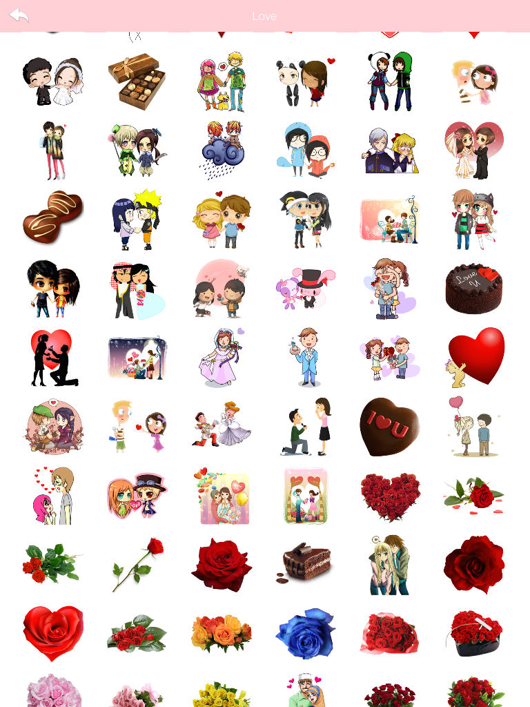 LOVE Stickers & Emoji Art for Valentines Day Messages Pro for iOS