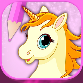 Mon Unicorns Coloring Book