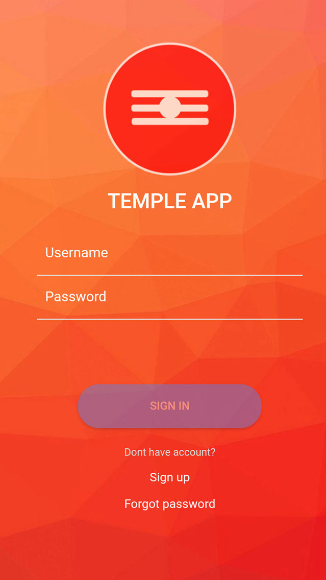 TempleApp poster