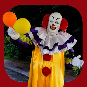 Böse clowns - foto aufkleber