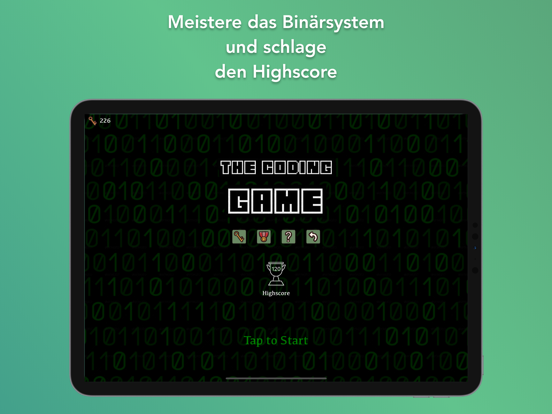 Coding Game - Binär Challenge Plakat