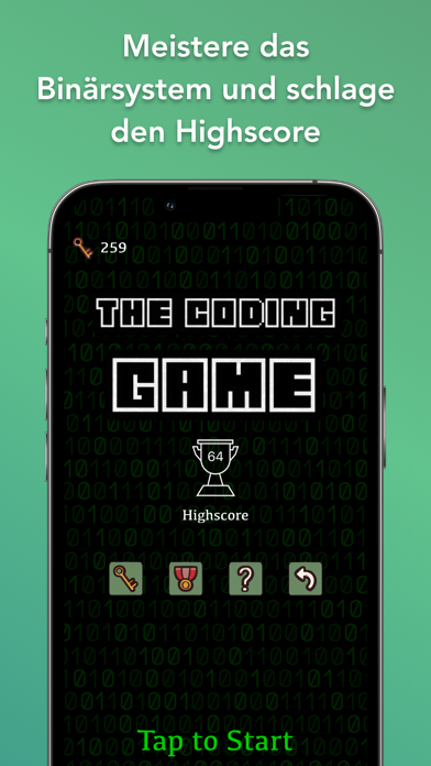 Coding Game - Binär Challenge Plakat