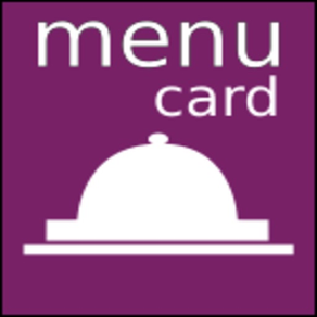 menu card restaurant menu