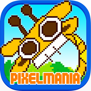Pixel Mania - the best brain challenge ever! Enjoy Lumbermen, Melody Arrow, Zombie Hunter and Squares Puzzle
