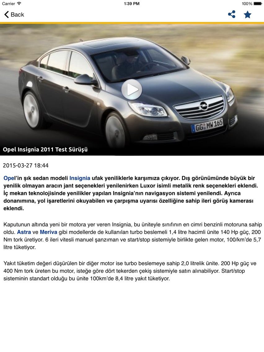 Tasit.com Opel Haber, Video, Galeri, İlanlar poster