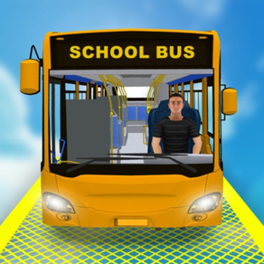 Grundschule Schulbus 3D