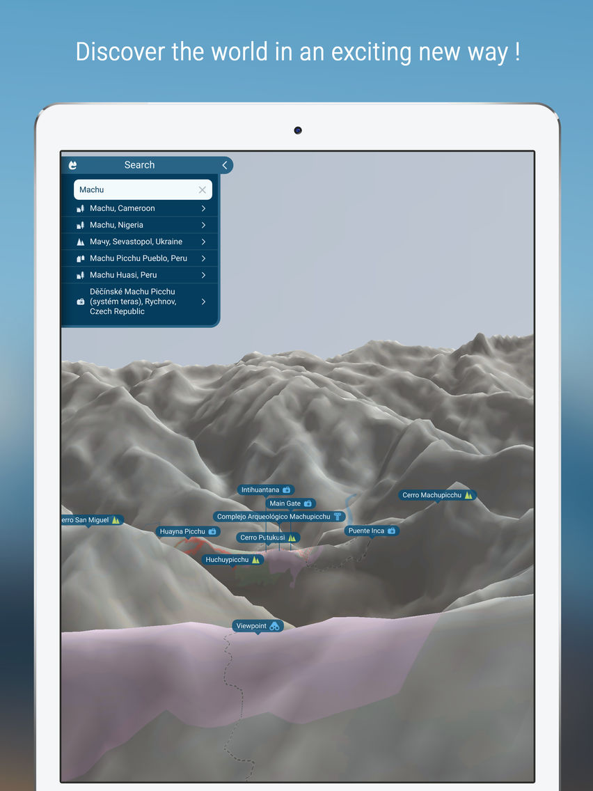 eyeMaps - Augmented Reality 3D Map of the world for iOS (iPhone/iPad ...