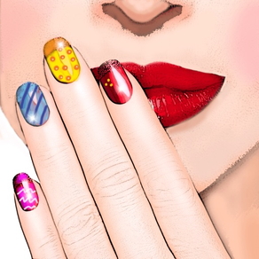 指甲彩繪設計 – 擁有時尚美容沙龍為女孩最好的修指甲