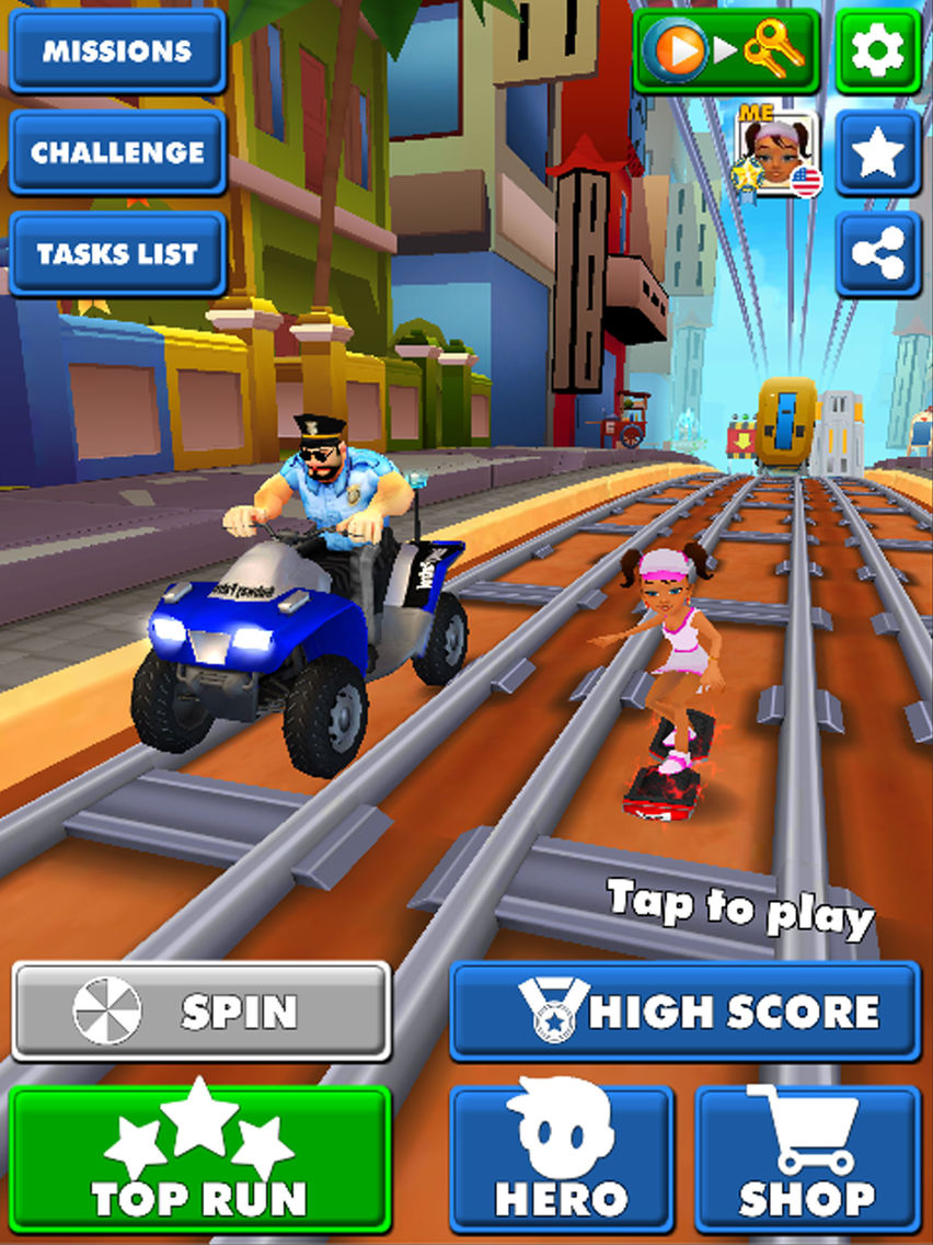 Rail Blazers Runner for iOS (iPhone/iPad) Free Download at AppPure