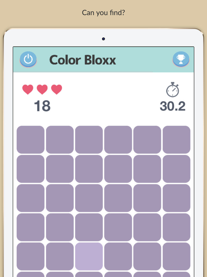 Color Bloxx - Find different color. poster