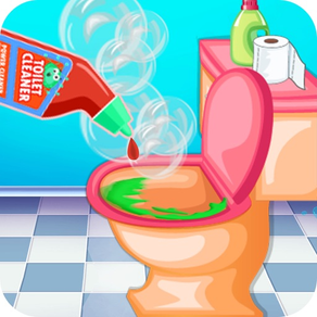 Bathroom Cleaning - Recoge basura y ayuda a lavar