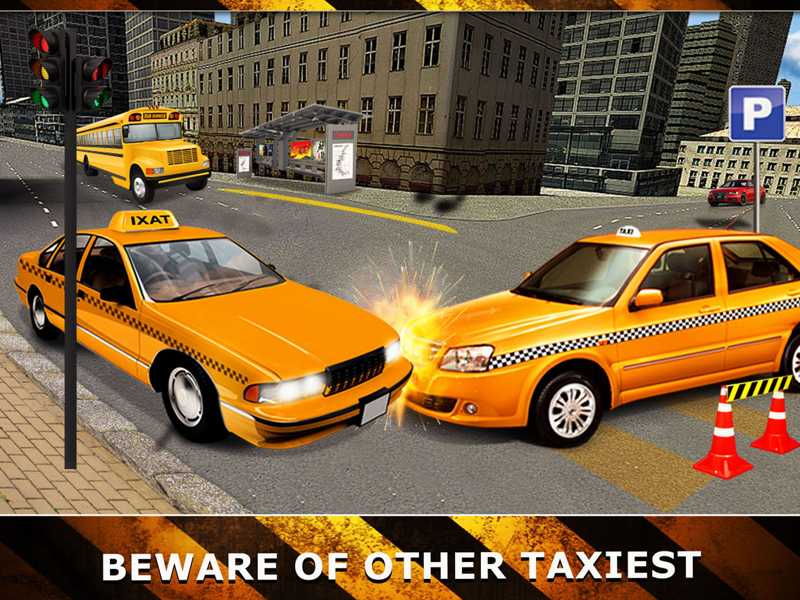 Yellow Cab Driver 2016 Real Las Vegas City Traffic poster