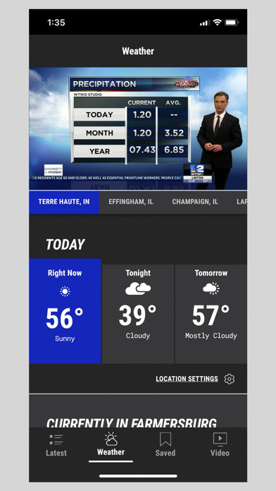 Wtwo Weather WTWO News MyWabashValley.com for iOS (iPhone/iPad) - Free Download at ...