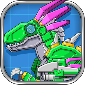 Velociraptor Rex Dino Robot War