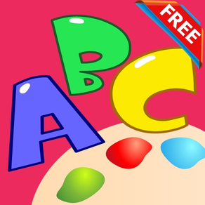 カラー：プレイ教育の幼児のゲームを学ぶABC動物手紙ぬりえページ子供大人