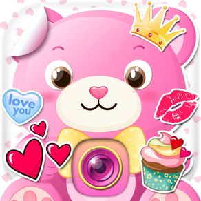 Cute Love Stickers for Photos