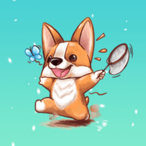 Cute Corgi Animated Sticker