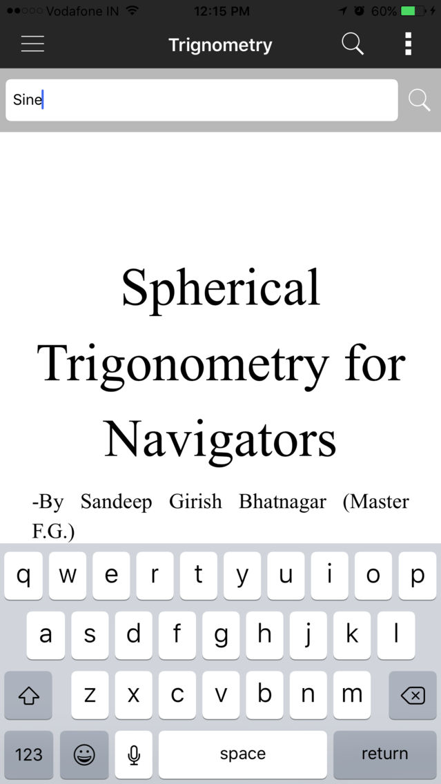 SphericalTrigonometry poster