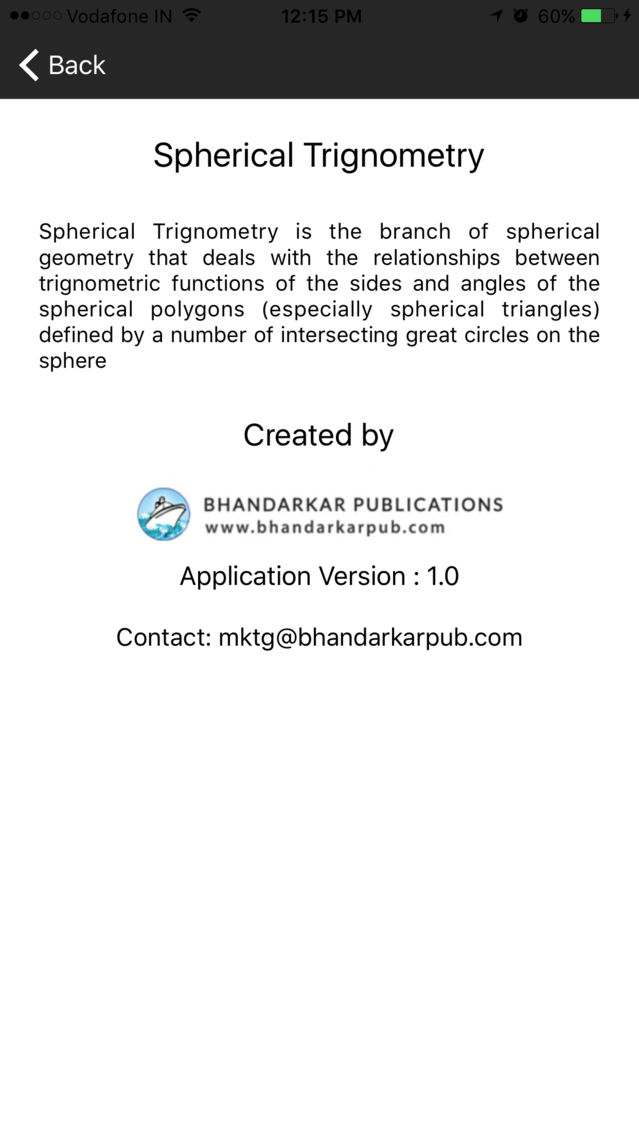 SphericalTrigonometry poster