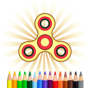 Fidget Spinner Coloring Book NoAd