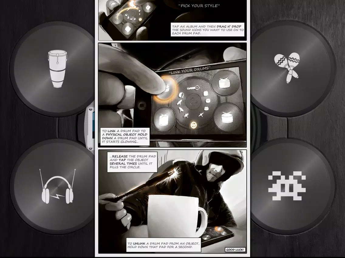Capturas de pantalla de TableDrum iPad 