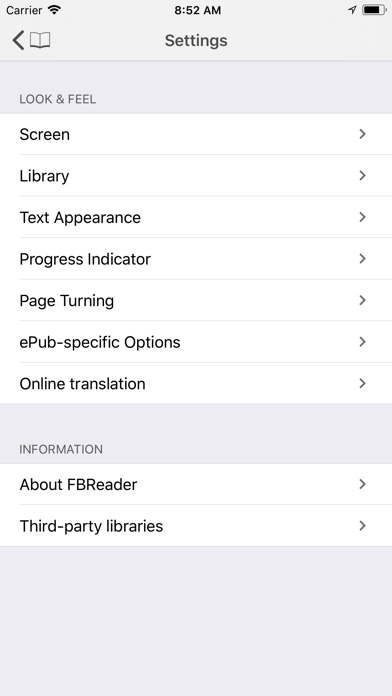 FBReader: ePub and fb2 reader poster