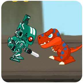 Fighting Robot Real Game 2016 - Tirez sur Dinosaur avec Robot Gun