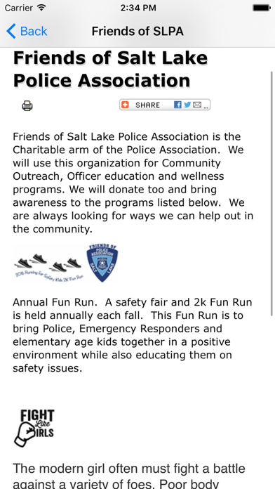 Salt Lake Police Association poster