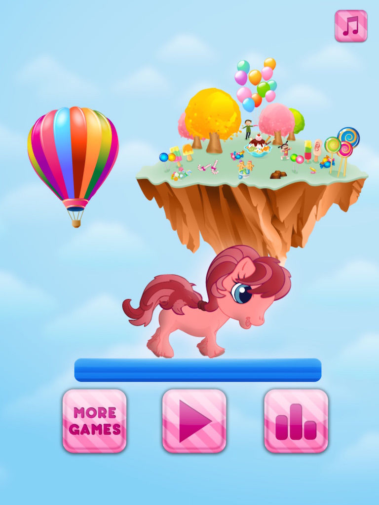 My Little Candy Island FREE - The Baby Pony Game for Girls & Kids poster